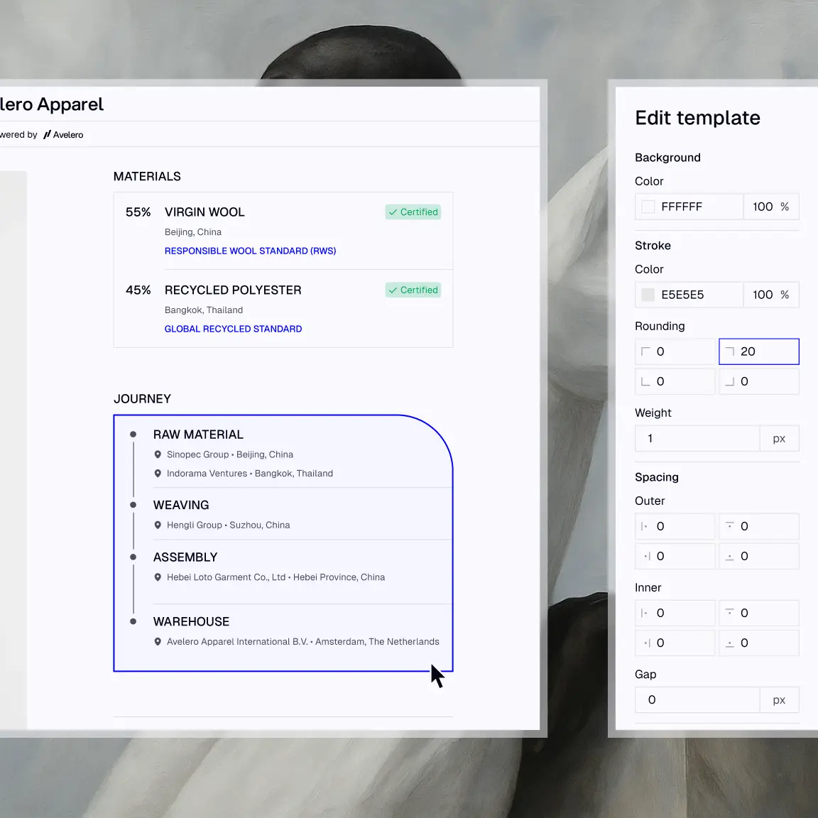 Customize template illustration
