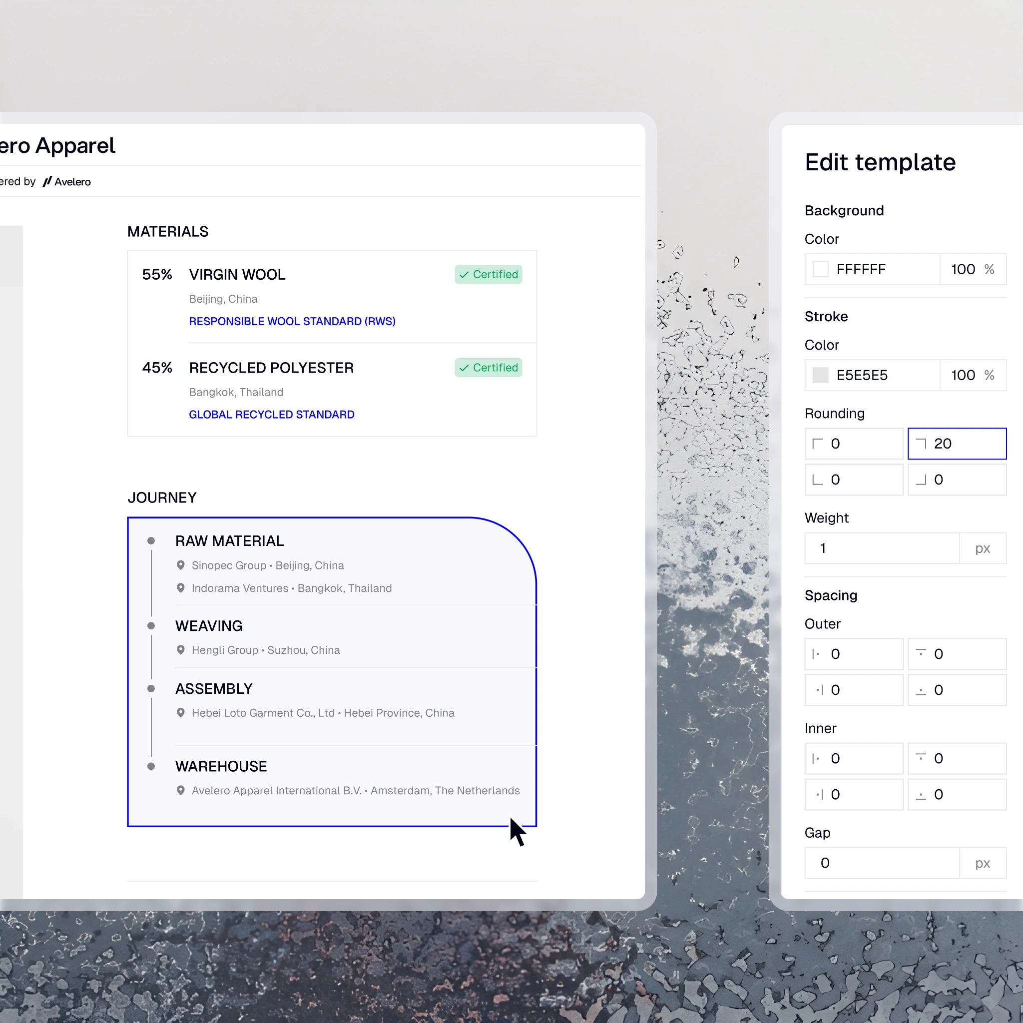 Customize template illustration